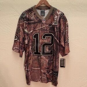 NWT Nike Packers Aaron Rodgers #12 Camo Super Bowl XLV Jersey Size 44